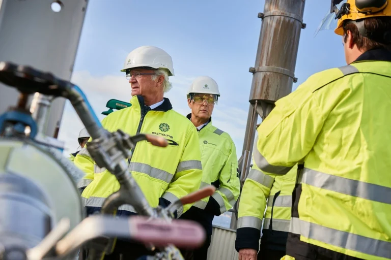 His Majesty the King on SunPine: “important for the future”